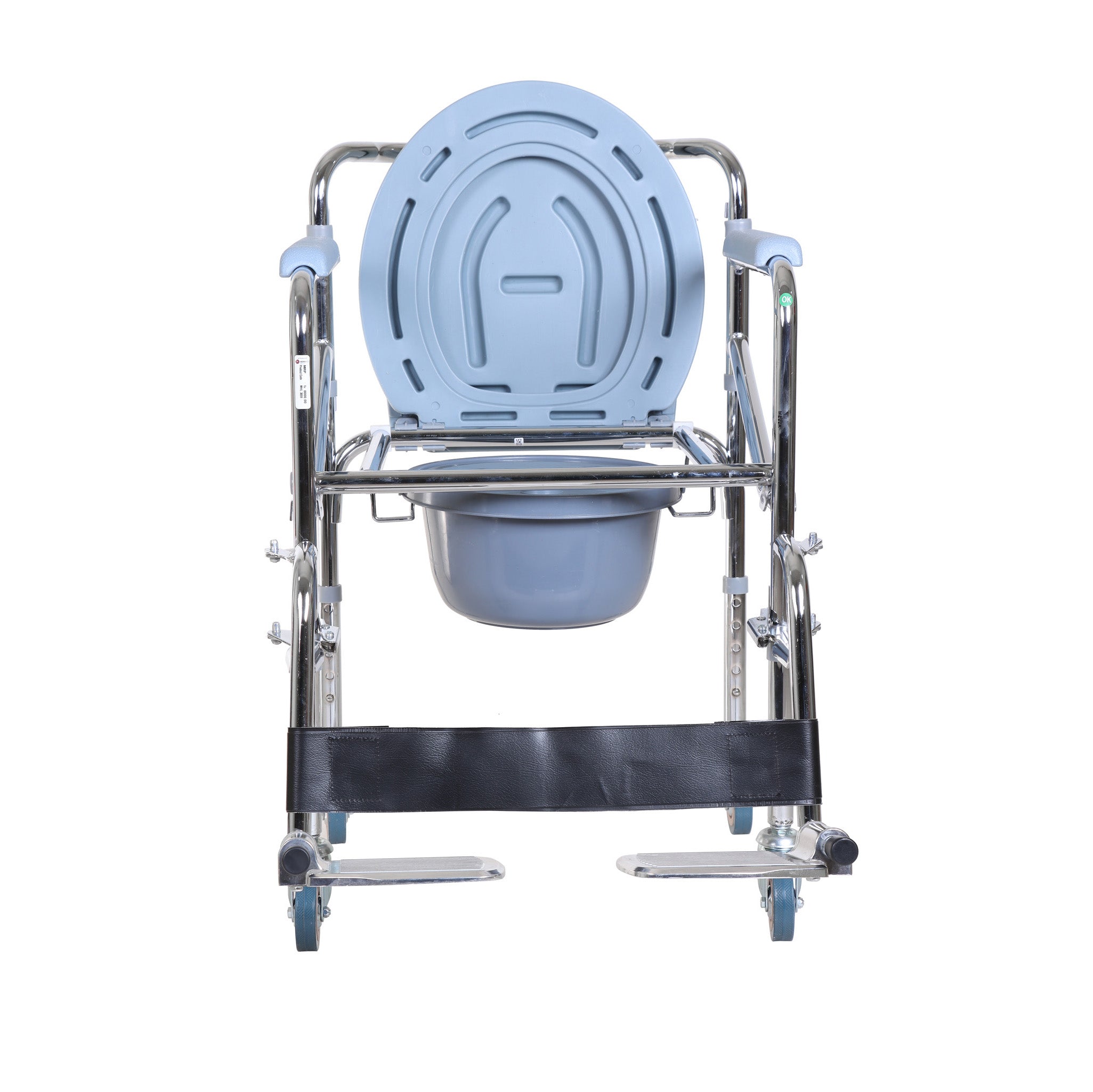 MHL 308 - Commode Chair With Footrest & Wheels