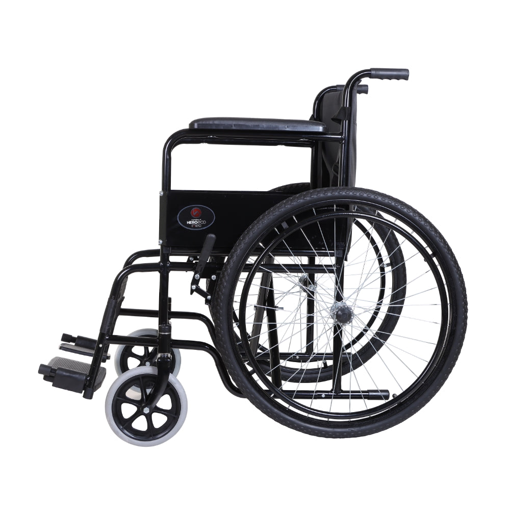 MHL 1001 - Manual Black Wheelchair