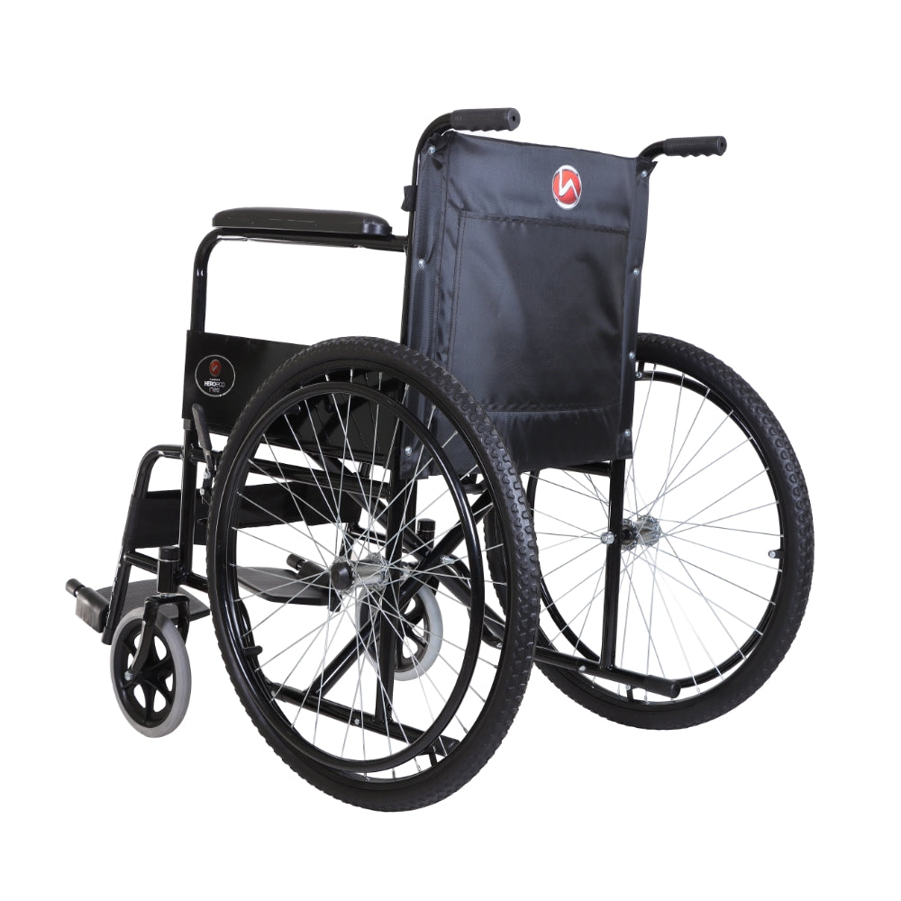 MHL 1001 - Manual Black Wheelchair