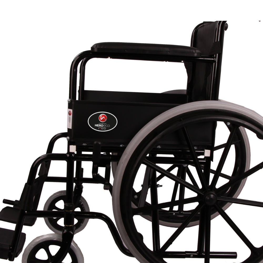 MHL 1001 - PU - Manual Black Mag Wheel Chair