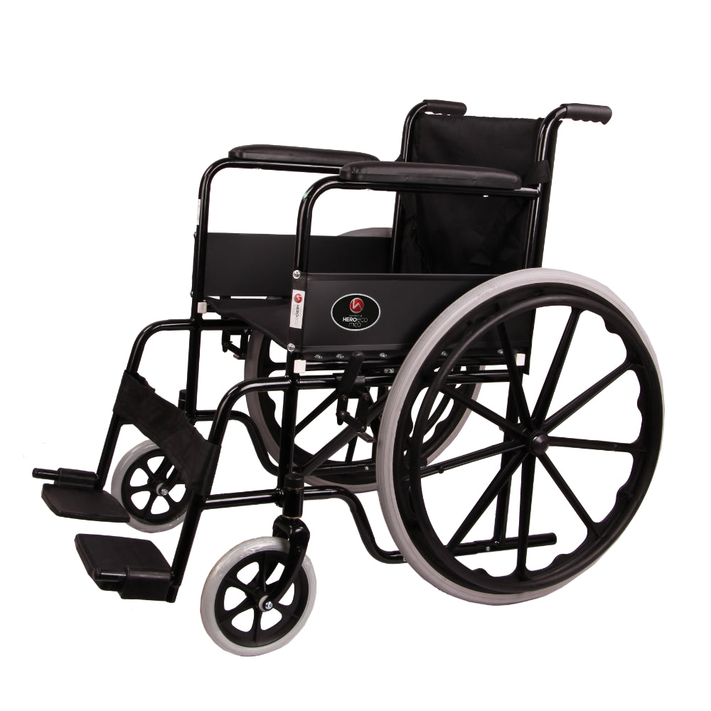 MHL 1001 - PU - Manual Black Mag Wheel Chair