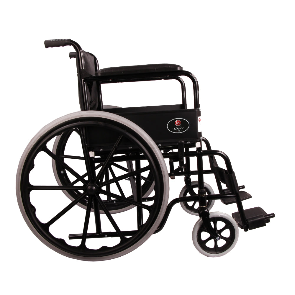 MHL 1001 - PU - Manual Black Mag Wheel Chair