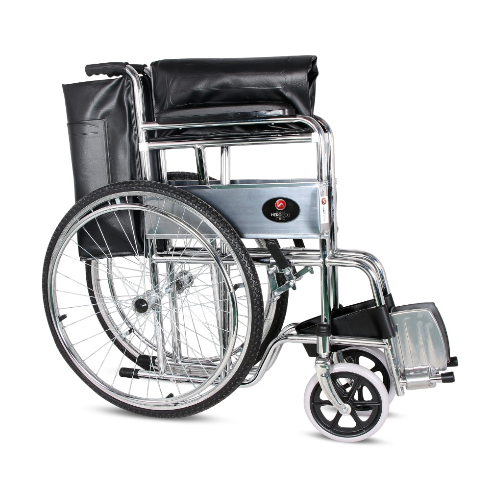 MHL 1002 - Manual Chrome Wheelchair