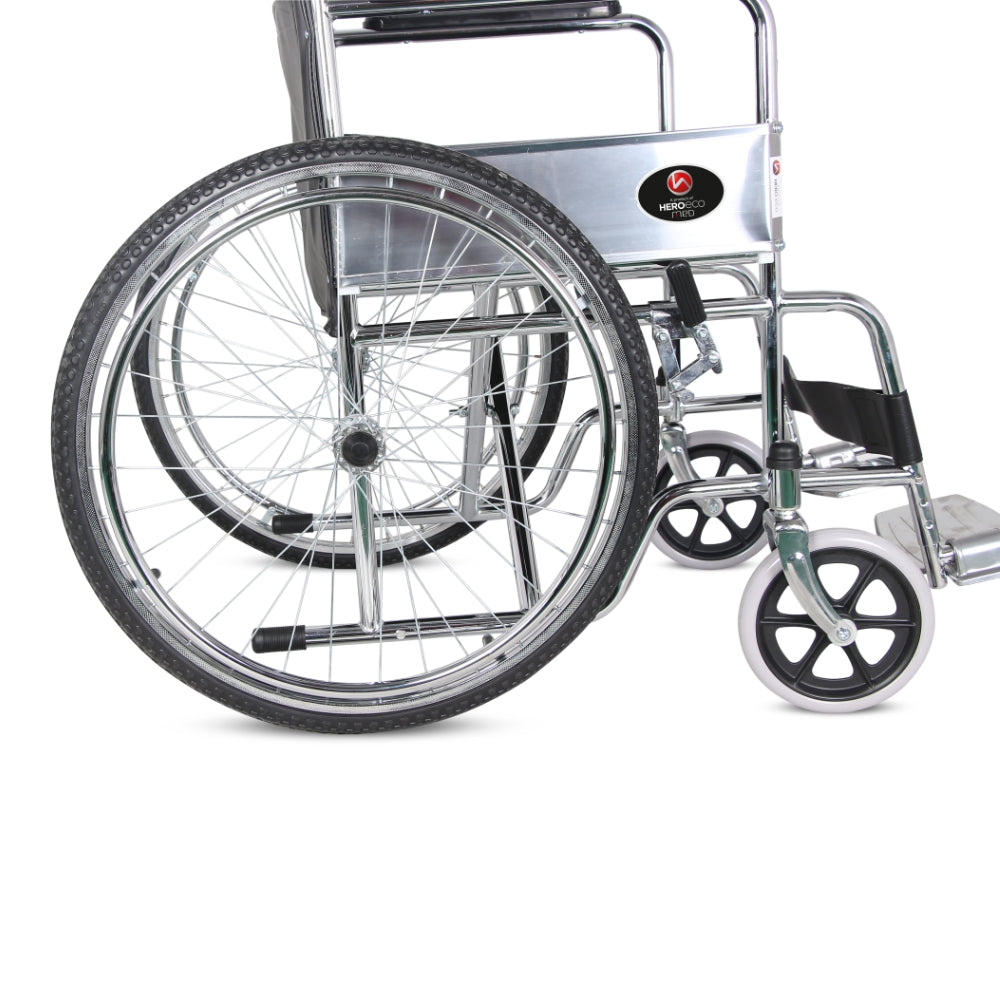 MHL 1002 - Manual Chrome Wheelchair