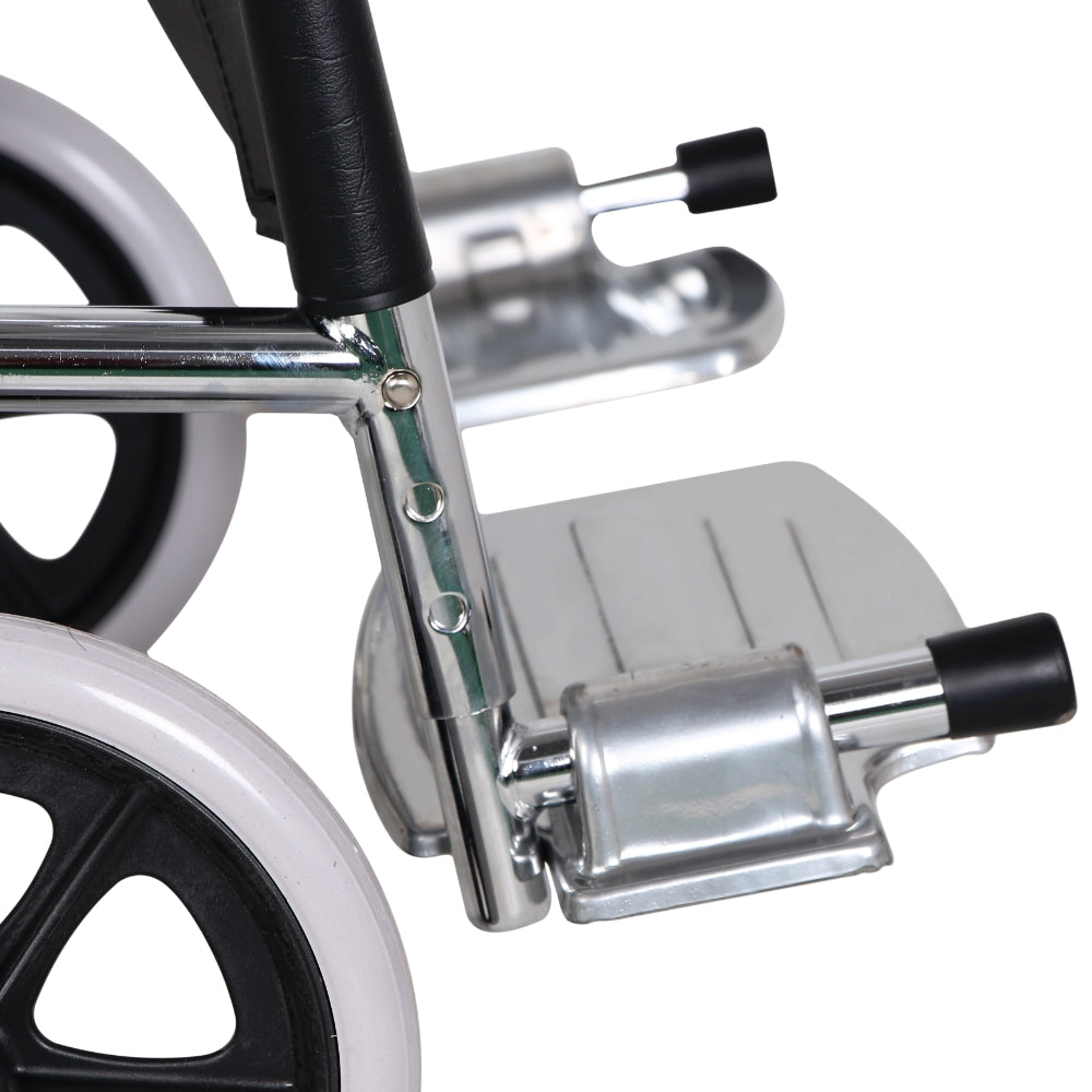 MHL 1002 - Manual Chrome Wheelchair