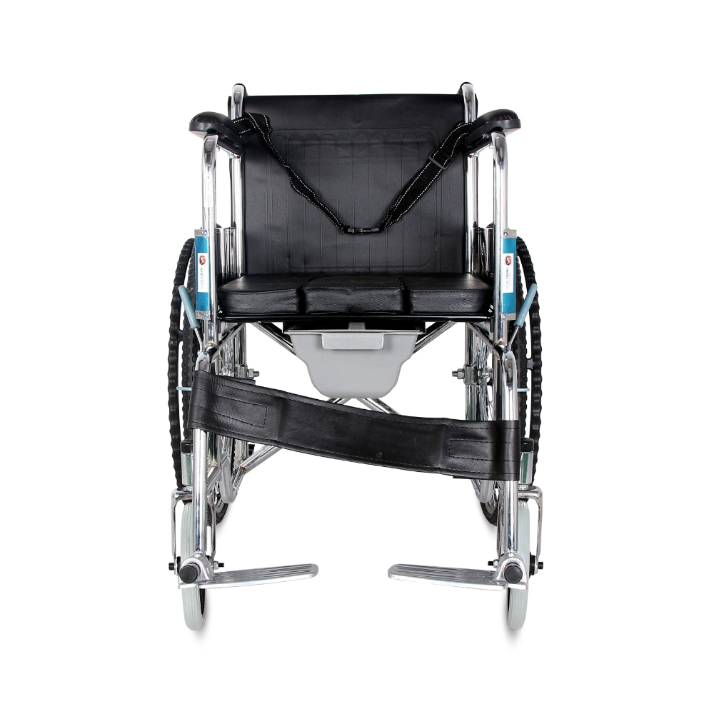 MHL 1002 C - Manual Commode Wheelchair