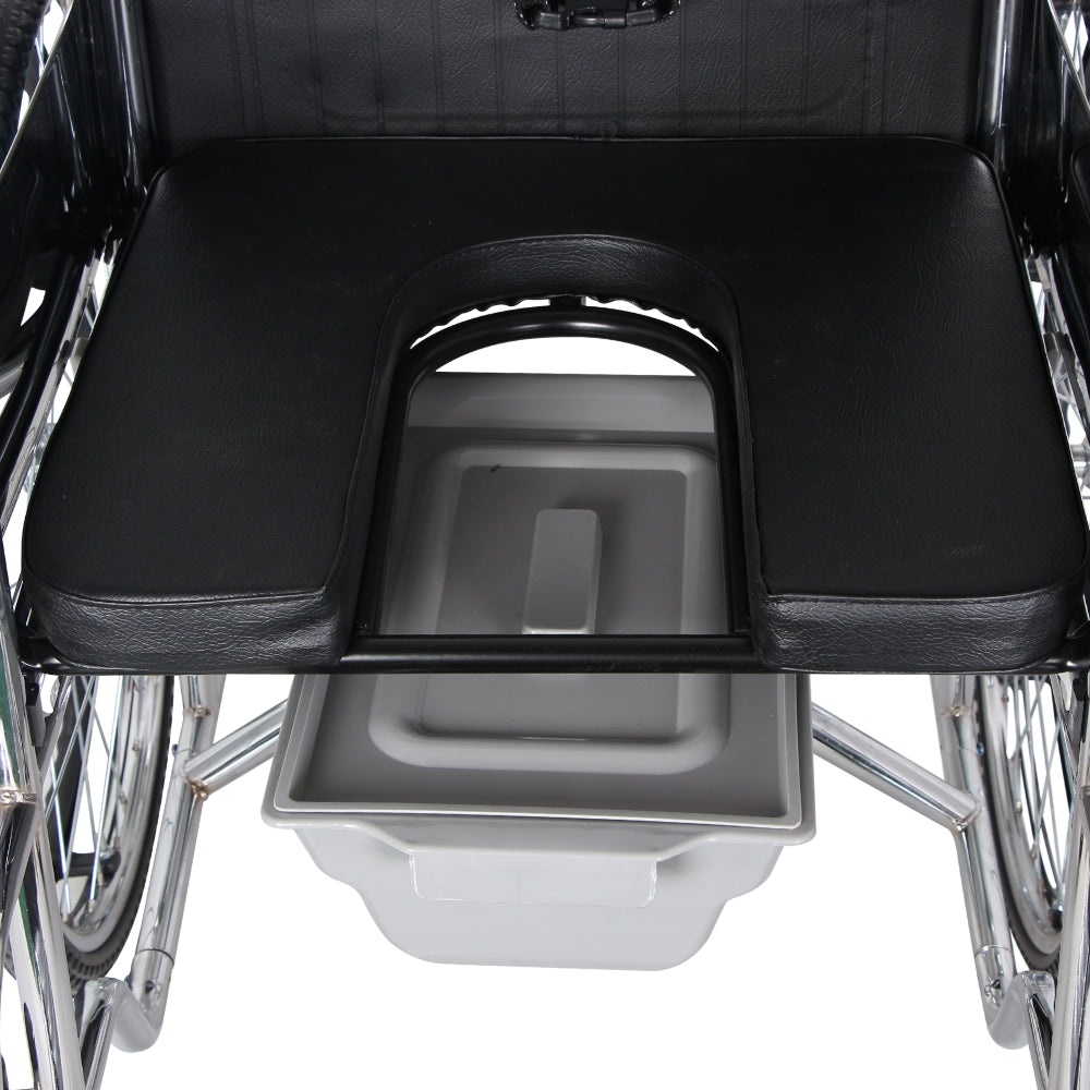 MHL 1002 C - Manual Commode Wheelchair