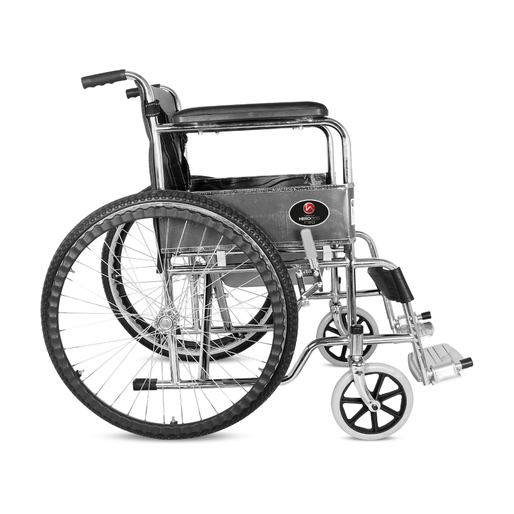 MHL 1002 C - Manual Commode Wheelchair