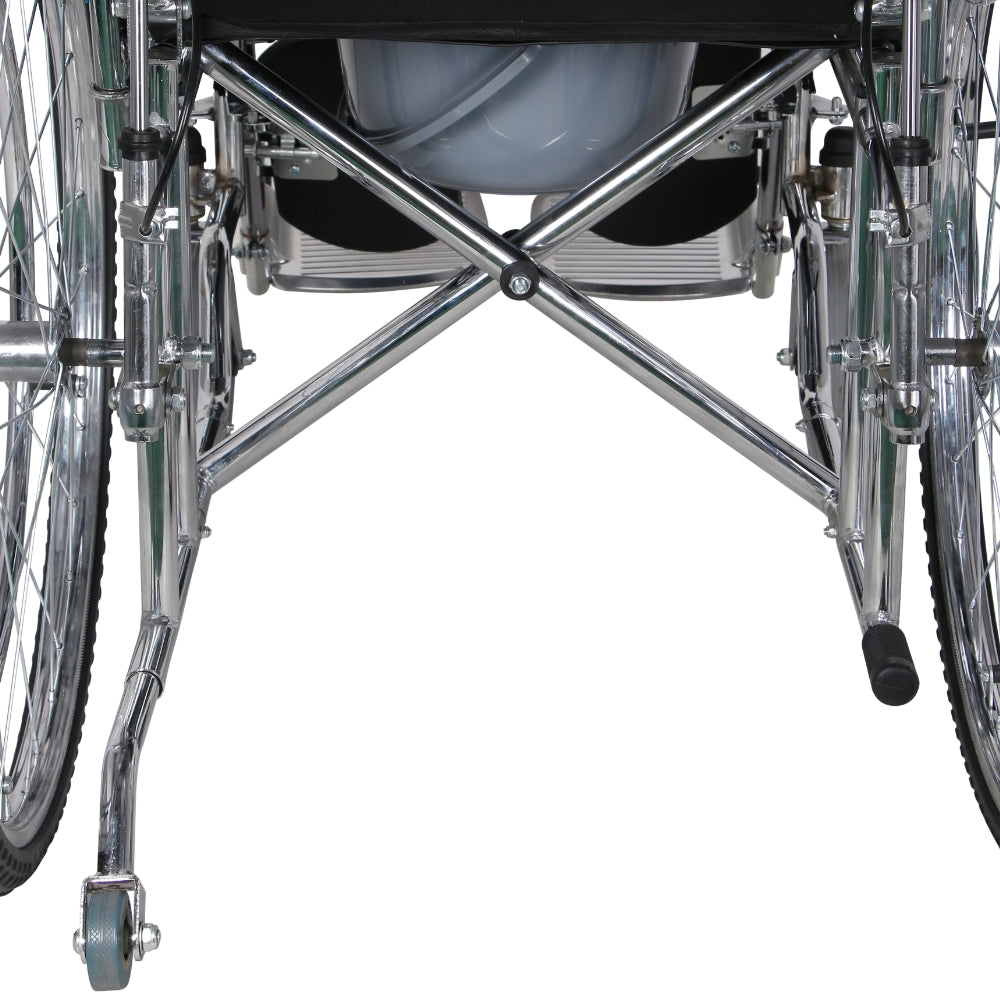 MHL 1006 - Manual Reclining Commode Wheelchair