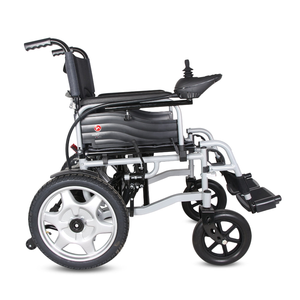 MHL 1007 (LFP) Electric Wheelchair with Metal rim rear wheels - Lithium battery